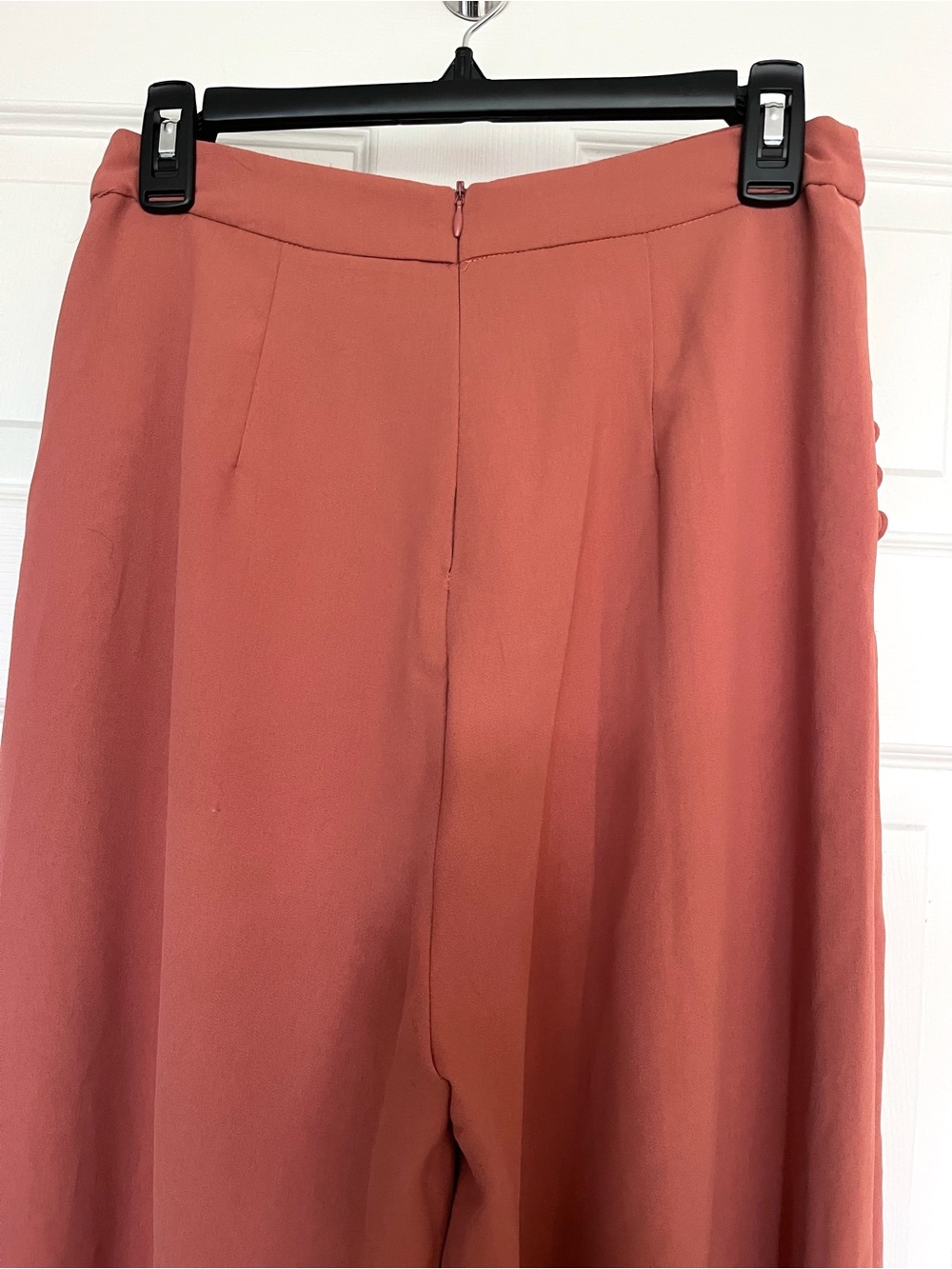 Wide Leg High Rise Pants Terracotta - Large 28x32 - Anthropologie Aesthetic - Picture 5 of 9